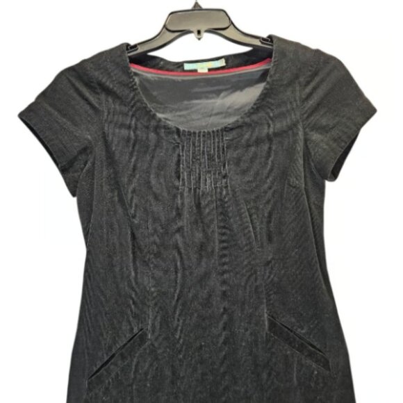 Boden Black Soft Fine Corduroy Dress - Picture 3 of 8